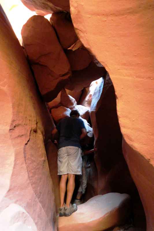 Eboulement Spooky Gulch Slot Canyon