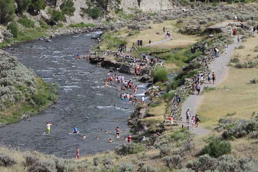 Boiling River Hot Springs