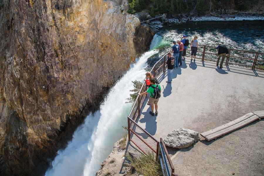 Brink of the Lower Falls