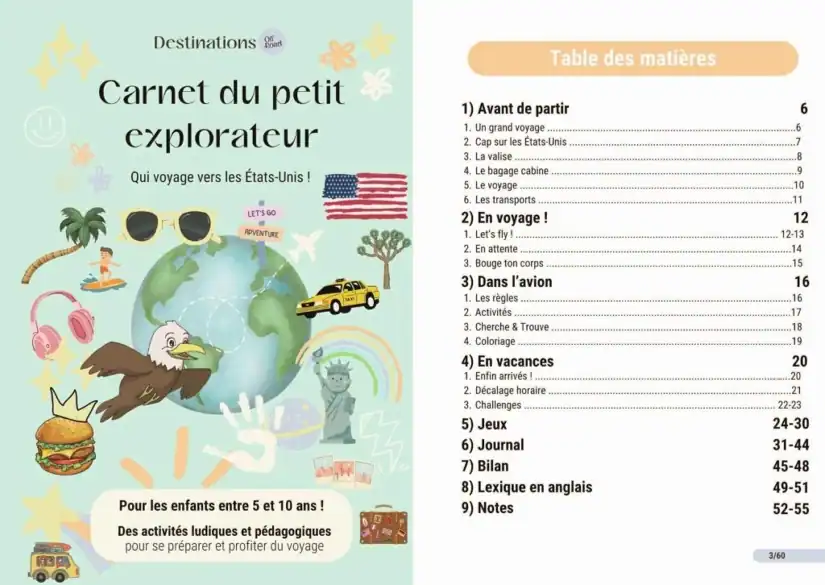 Carnet de voyage du petit explorateur