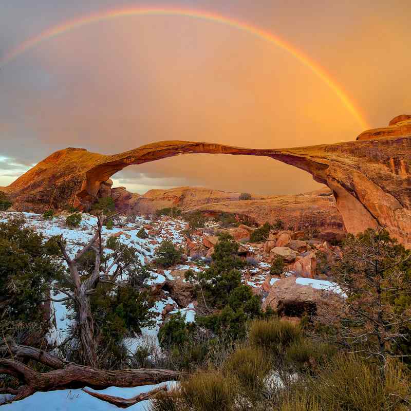 Landscape Arch la plus longue arches naturelle du monde